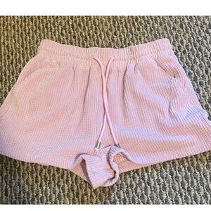 Corduroy baby pink shorts